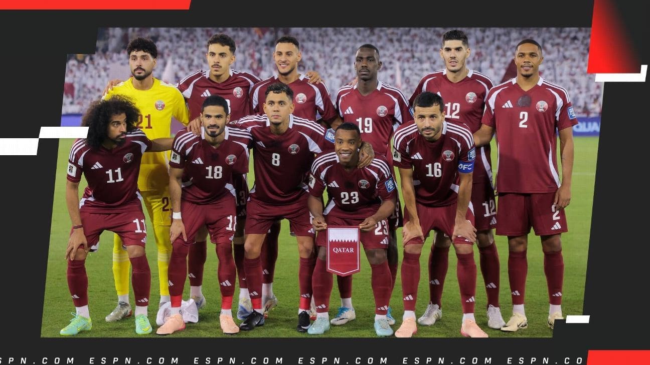 team photo for Qatar